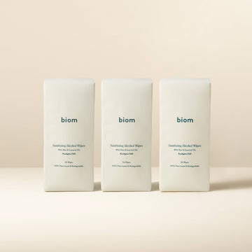 Biom: Hand Sanitizing Wipes (3 Pack)