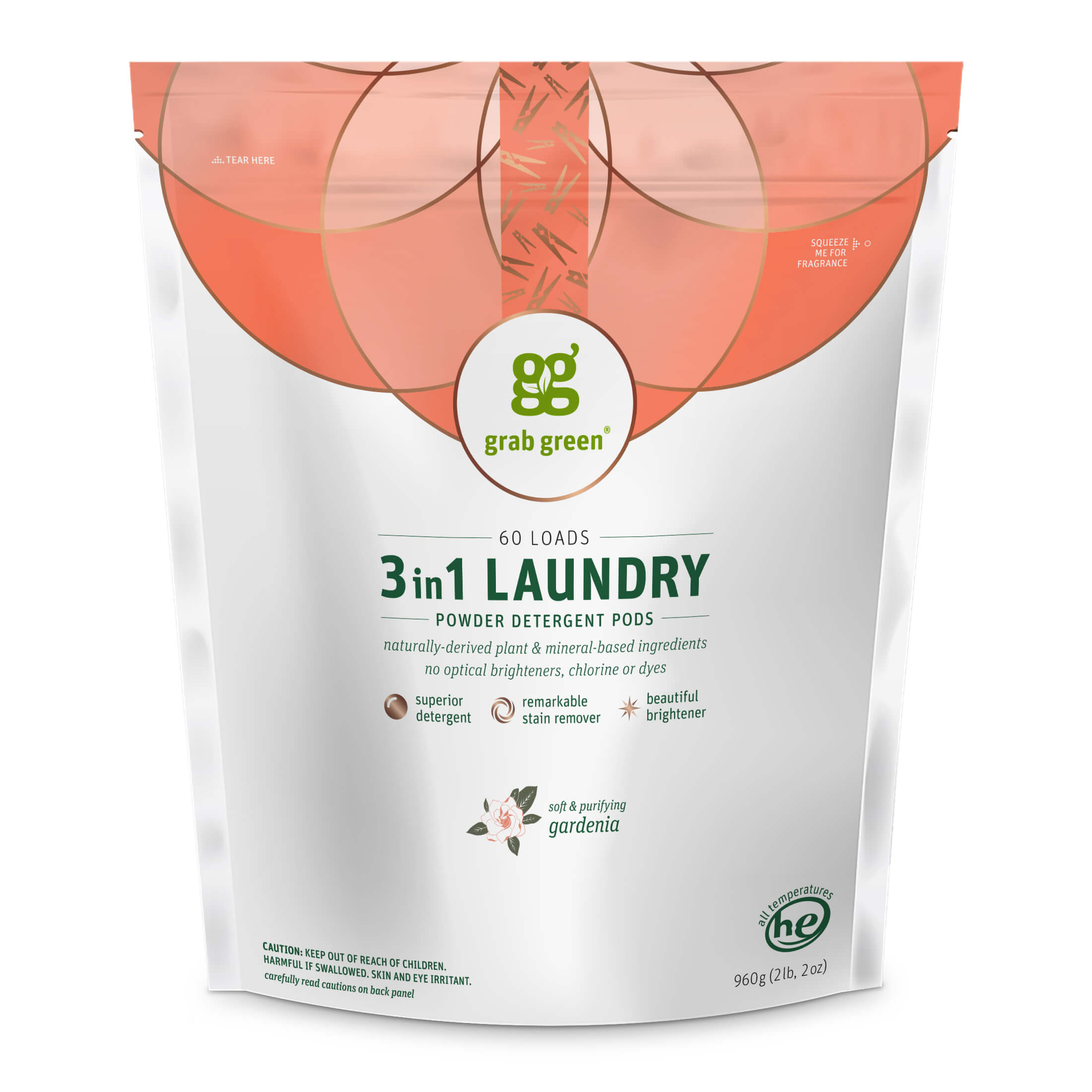 Grab Green Home: 3 in 1 Laundry Detergent Pods