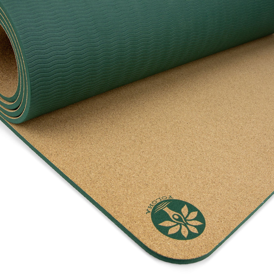 Yoloha Yoga: Pond of Harmony Aura Cork Yoga Mat