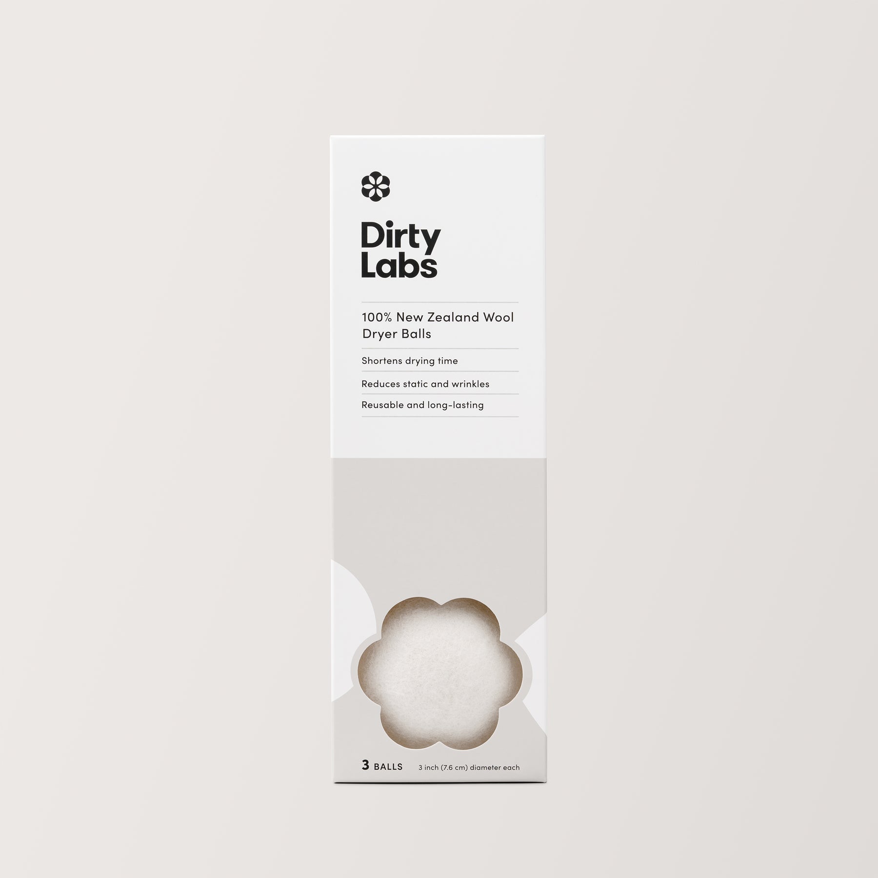 Dirty Labs: 100% New Zealand Wool Dryer Balls