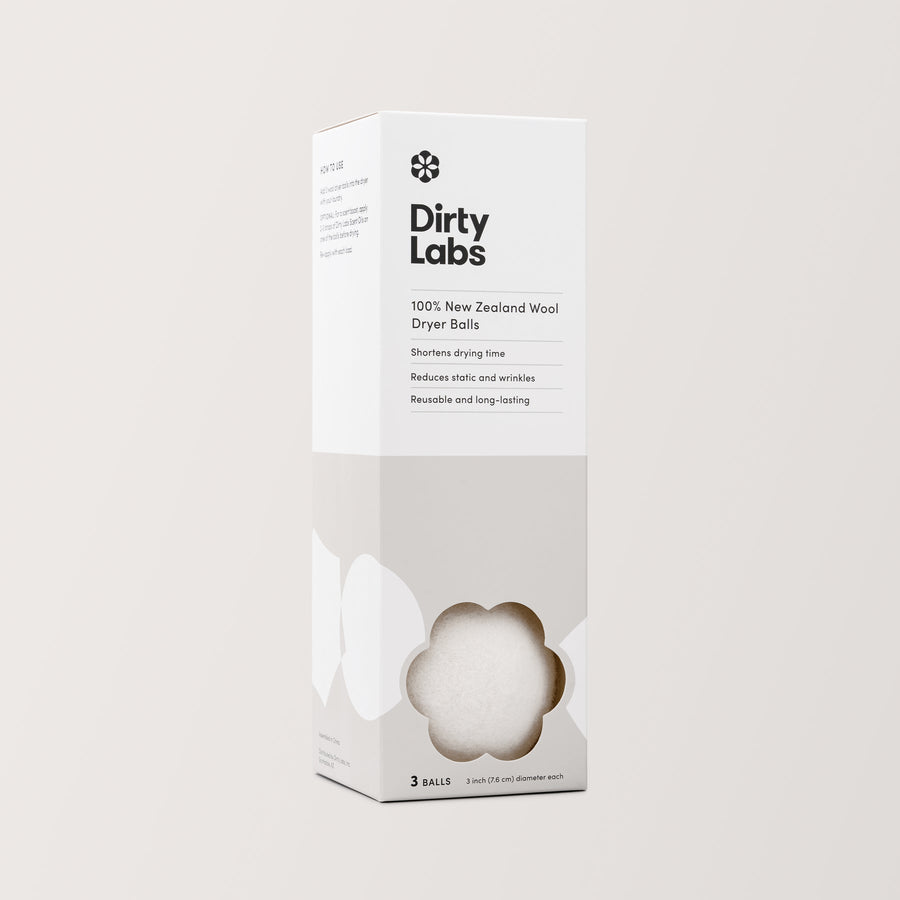 Dirty Labs: 100% New Zealand Wool Dryer Balls