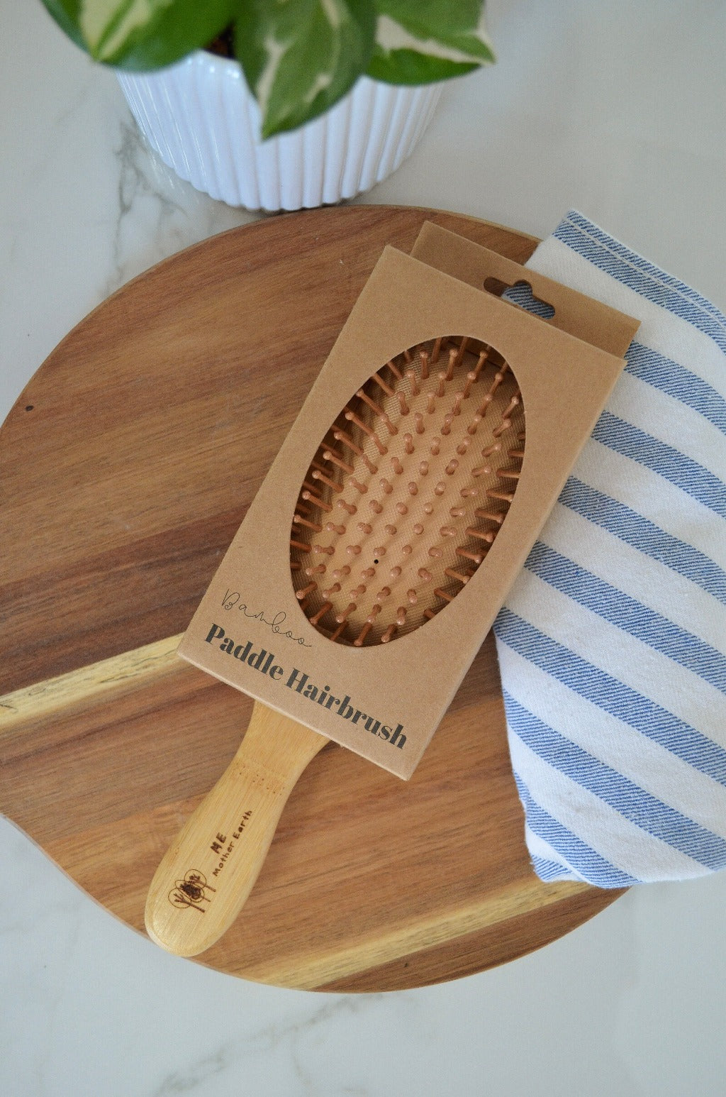 Me Mother Earth: Bamboo Paddle HairBrush