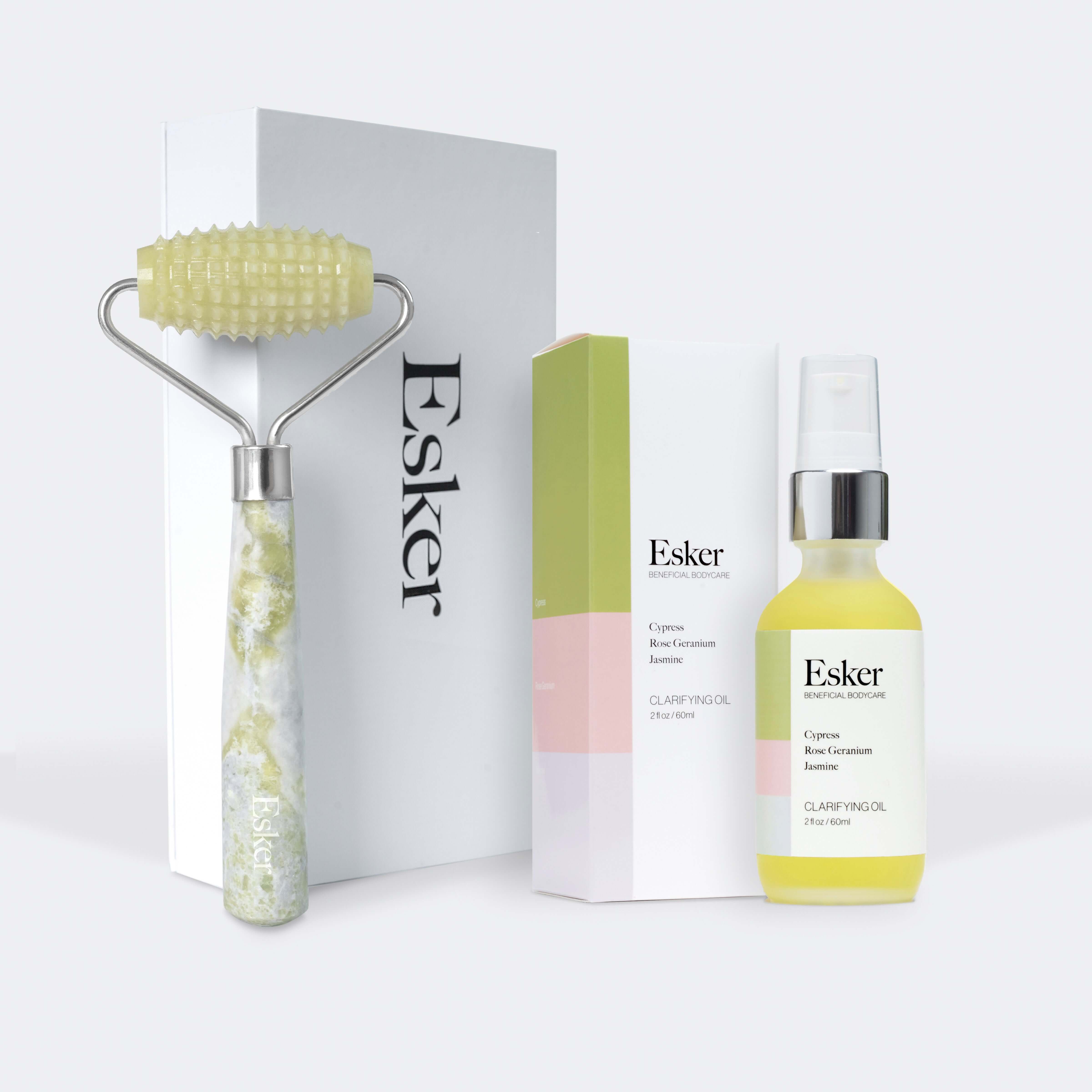 Esker: Allover Roller + Clarifying Oil Duo