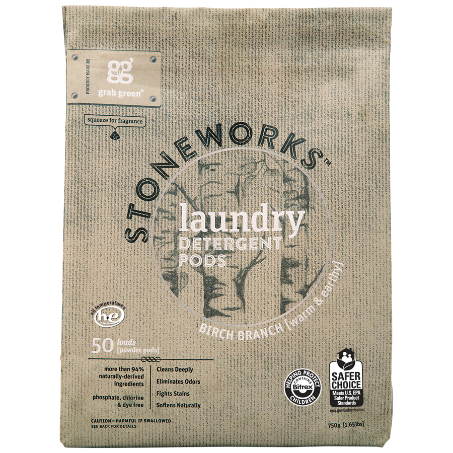 Grab Green Home: Stoneworks Laundry Detergent Pods