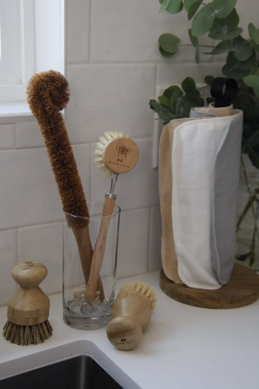 Me Mother Earth: 4 Pack Multipurpose Wood + Plant Fiber Cleaning Brushes