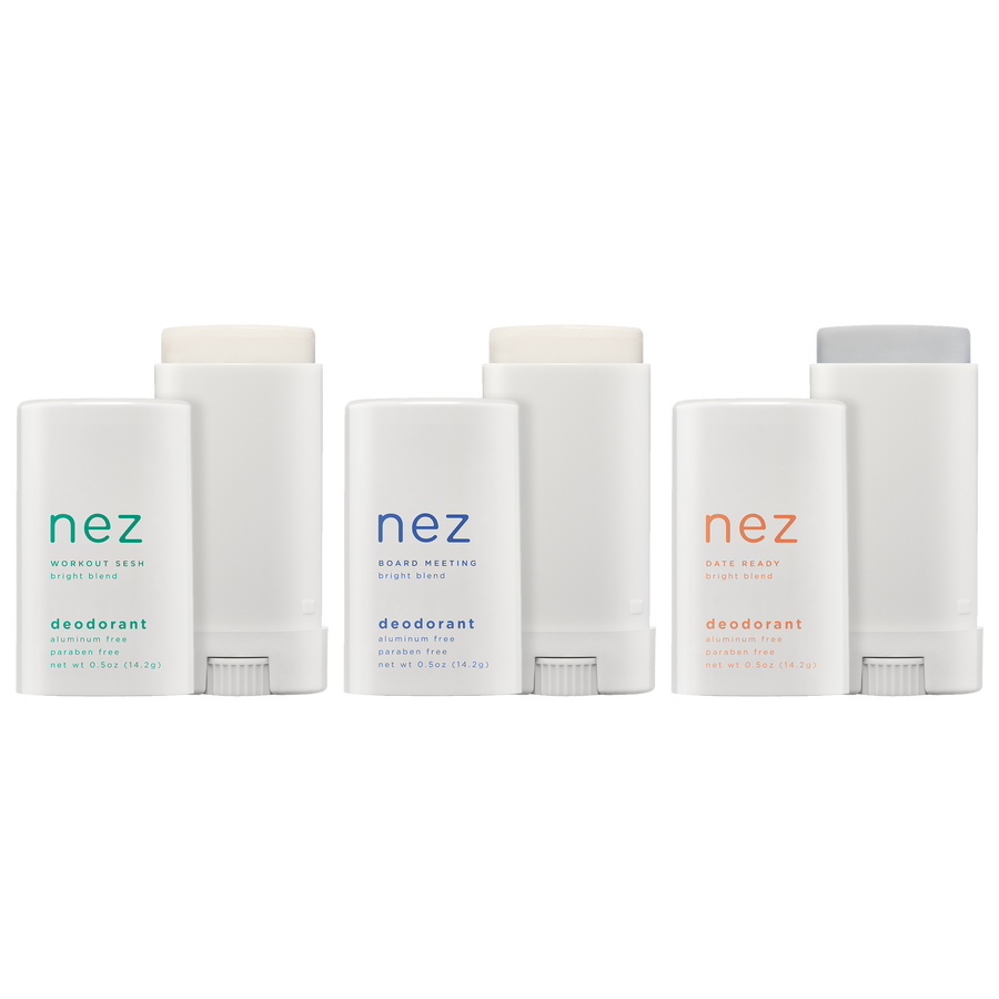 Nezcare: MINI 3-PACK BRIGHT BLEND DEODORANT COLLECTION