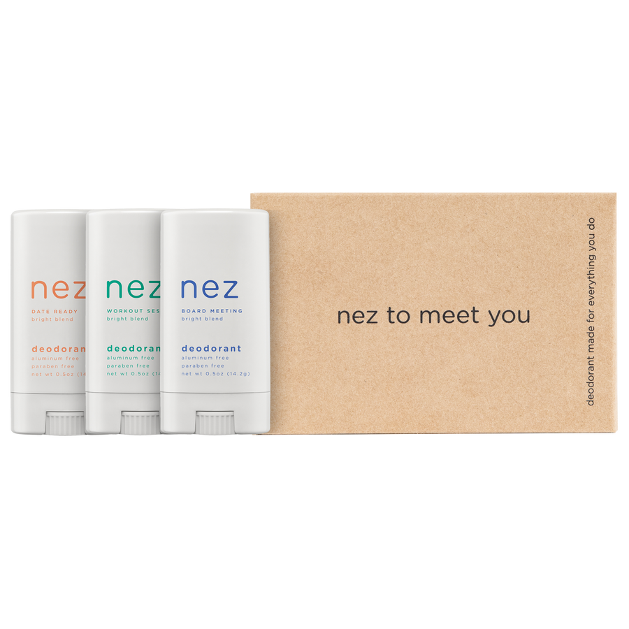 Nezcare: MINI 3-PACK BRIGHT BLEND DEODORANT COLLECTION