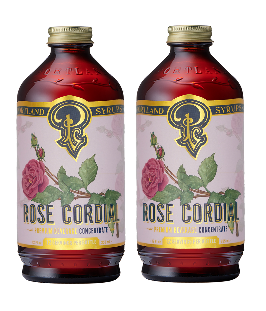 Portland Syrups: Rose Cordial Syrup two-pack