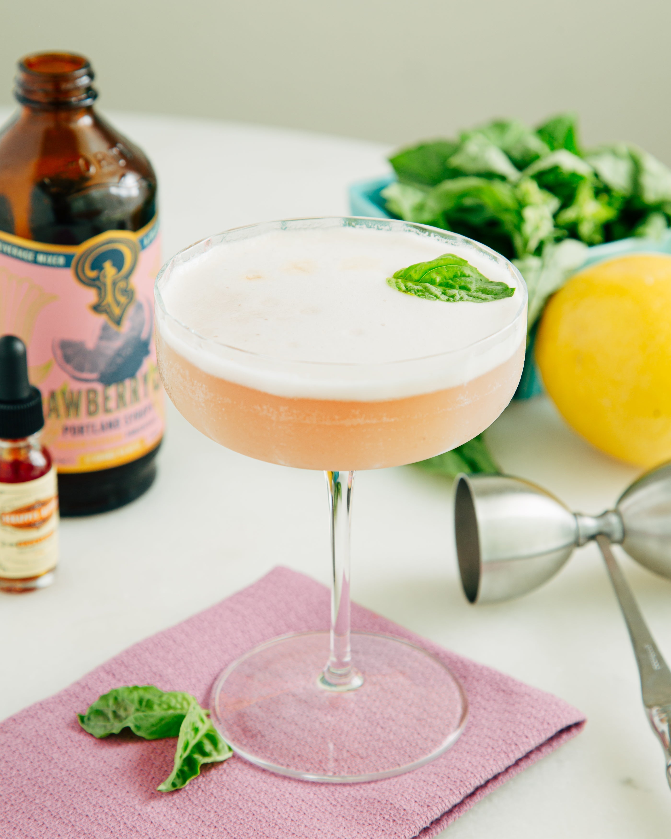 Portland Syrups: Strawberry Lemon-Lime Syrup