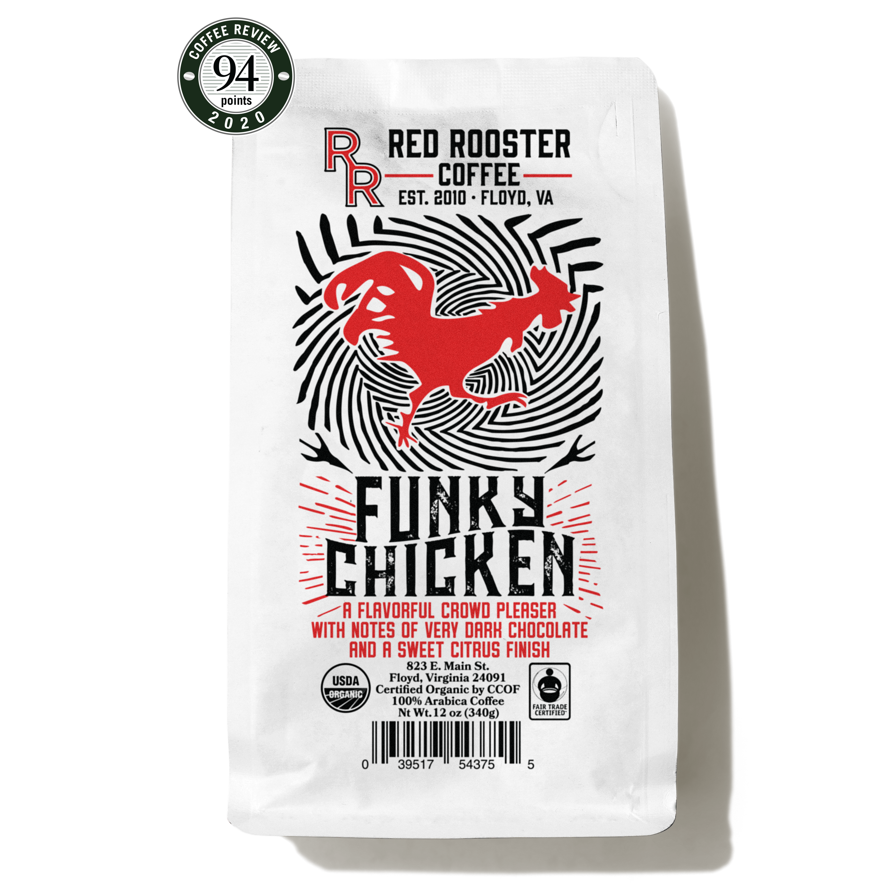 Red Rooster Coffee: Organic Funky Chicken