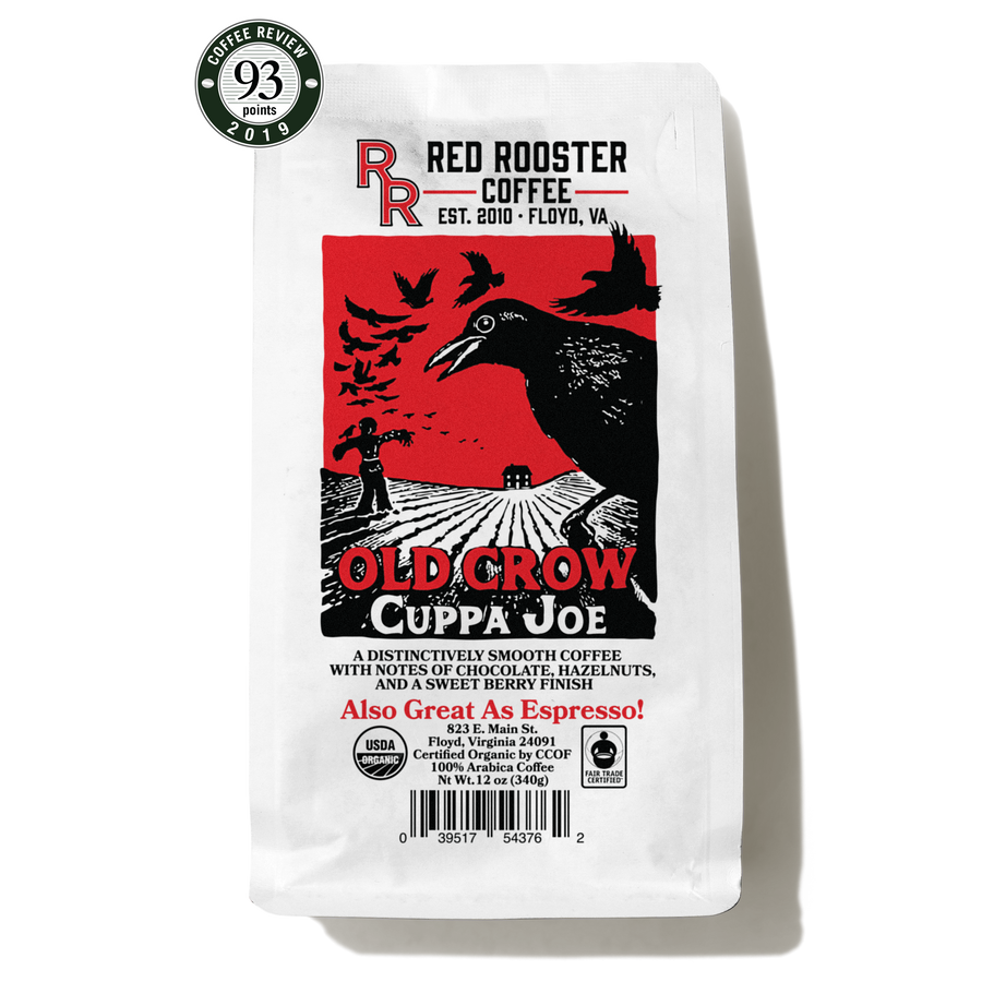 Red Rooster Coffee: Organic Old Crow Cuppa Joe