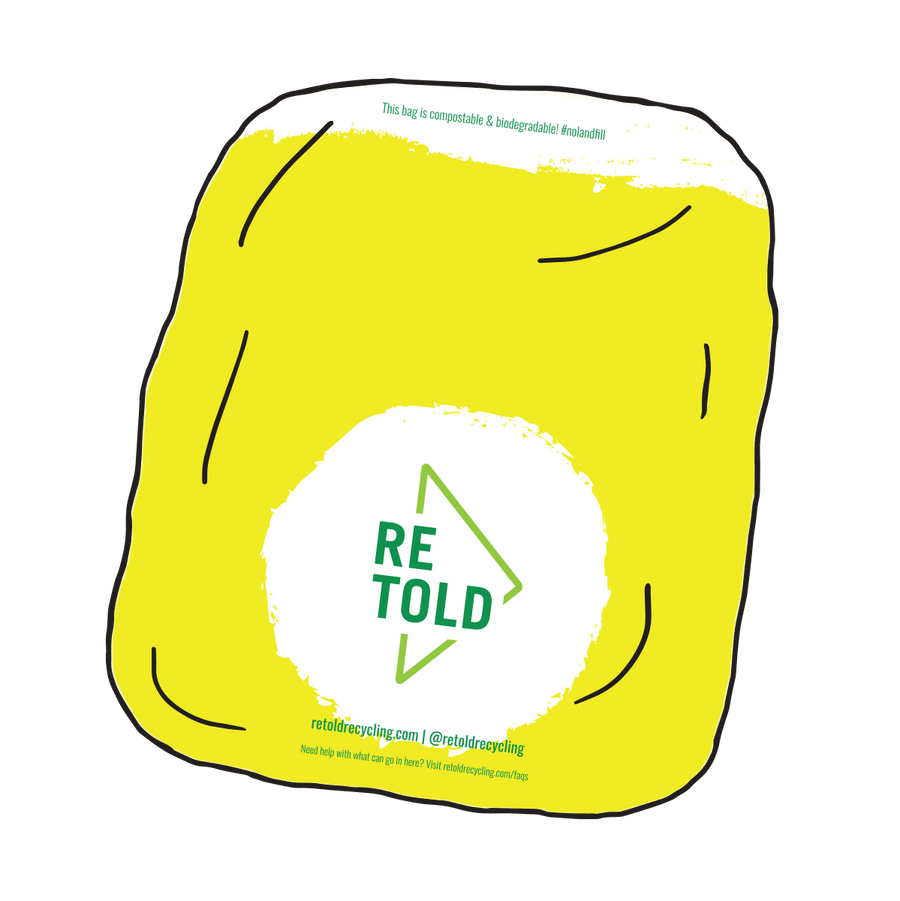 retoldrecycling Retold Recycle Bag ( Size 1 Pack)
